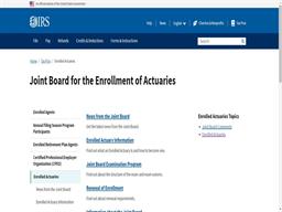Joint Board for the Enrollment of Actuaries