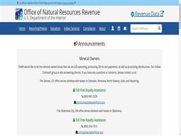 Office of Natural Resources Revenue