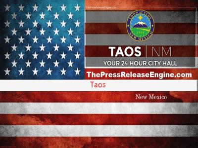 ☷ Taos New Mexico - Notice of  a Possible Quorum 20 May 2022
