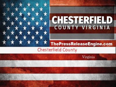 ☷ Chesterfield County Virginia - Building Inspection Availability on Friday June 3 2022 20 May 2022