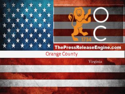 ☷ Orange County Virginia - Media Notification May 12 2022 Economic Development Authority Meeting CANCELLED
