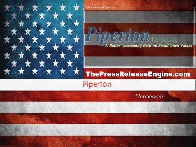 ☷ Piperton Tennessee - Road Closure Notice