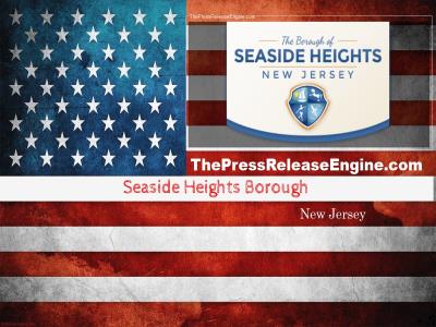 ☷ Seaside Heights Borough New Jersey - Public Sale Portable Restroom Trailer