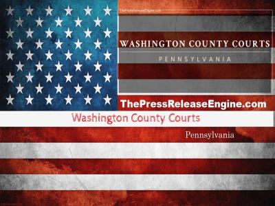 ☷ Washington County Courts Pennsylvania - Magisterial District Reestablishment Plan for  the 27th Judicial District 20 May 2022