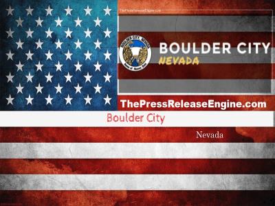 ☷ Boulder City Nevada - Responders Investigate Possible Old Military Grade Explosive Device Found in Desert 25 April 2022