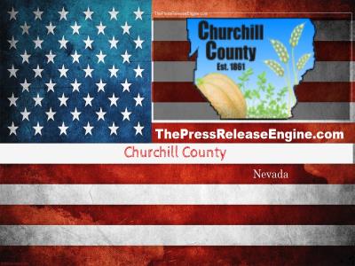 ☷ Churchill County Nevada - Road Department  to Repave Bottom Road Near Highway 50 June 21 24 09 June 2022