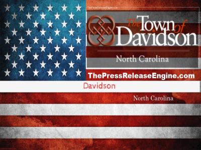  Davidson North Carolina - Latest Town Message Newsletter Available 20 May 2022 ( news ) 