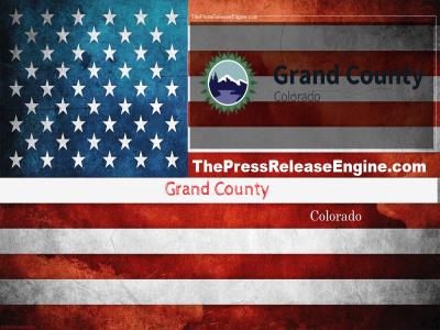 Planner I Job opening - Grand County state Colorado  ( Job openings )