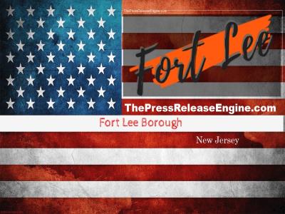 ☷ Fort Lee Borough New Jersey - Public Hearing Flyer 2022 Korean