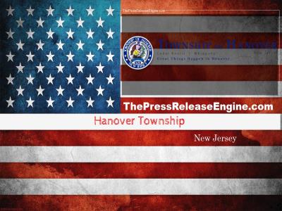  Hanover Township New Jersey - Years 2023   2024 Road Construction Projects  04 January 2024 ( news ) 