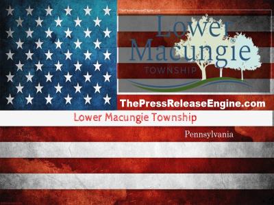  Lower Macungie Township Pennsylvania - Register for Planning Commission Meeting 12 September 2022 ( news ) 