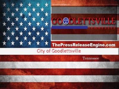 ☷ City of Goodlettsville Tennessee - Notice of Industrial Development Board April 12 2022