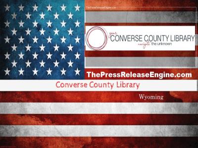  Converse County Library Wyoming - Glenrock Branch Books Brew Winter Street 25 November 2022 ( news ) 