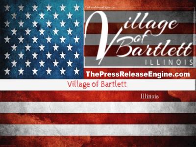 ☷ Village of Bartlett Illinois - Street Sweeping Scheduled Week of 5 23 20 May 2022