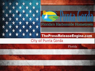 ☷ City of Punta Gorda Florida - Weekly Highlights Report 05 20 2022 20 May 2022