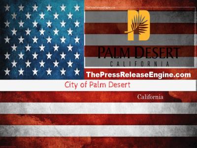  City of Palm Desert California - Enjoy Coffee with   the Mayor at Fire Station 33 20 May 2022 ( news ) 