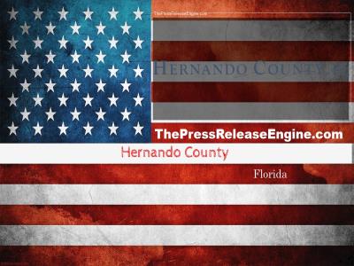  Hernando County Florida - NOTICE OF PUBLIC MEETING CANCELLATION TAC  07 February 2024 ( news ) 