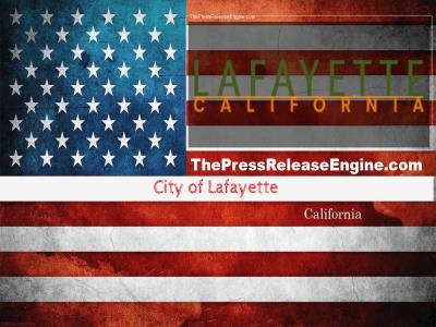  City of Lafayette California - John McCormick Appointed  to Serve on Lafayette City Council  30 January 2024 ( news ) 