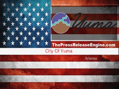  City Of Yuma Arizona - Road Report 1 11 24  11 January 2024 ( news ) 