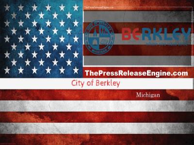  City of Berkley Michigan - 1 14 2024  WATER MAIN WORK Between Harvard  and 11 Mile 15 January 2024 ( news ) 