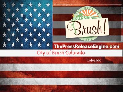 ☷ City of Brush Colorado Colorado - Road Work on Mill Street  and Hospital Road 14 June 2022