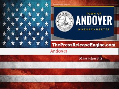 ☷ Andover Massachusetts - Water Division Notice Fire Flow Test 20 May 2022