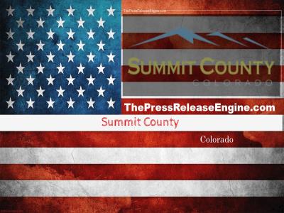 ☷ Summit County Colorado - CDPHE  to Close Temporary COVID 19 Testing Site in Breckenridge 22 June 2022