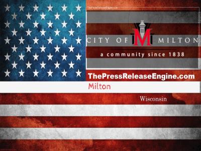 ☷ Milton Wisconsin - Bi Monthly Newsletter May 2022 20 May 2022