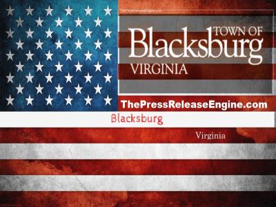 ☷ Blacksburg Virginia - North Main Street Lane Closure May 23 27 20 May 2022